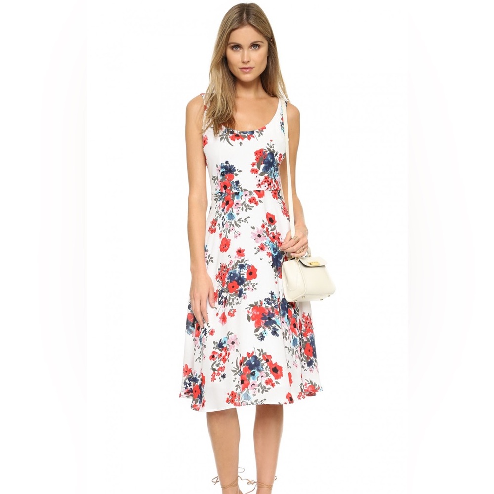 Cupcakes and Cashmere. Floral Midi Dress